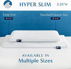 Bluewave Bedding Hyper Slim Gel Memory Foam Pillow - Image 4