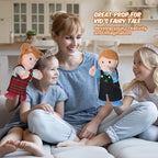 Civaner 6 Pieces Hand Puppet Set 11.8 Inch Family Members Puppets Theater Mother - Image 5