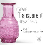 FolkArt Murano Transparent Acrylic Glass Paint, Vintage Pink, 2 fl oz - Image 3