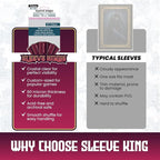Sleeve Kings Standard Card Sleeves – 110 Count, Medium Square Size, Compatible - Image 6