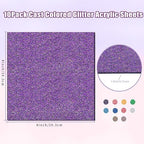 Adrattnay Glitter Acrylic Sheets - Image 2