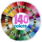 LOVIMAG Embroidery Thread Floss, 140p Colors, Sewing Kit | Friendship Bracelet by LOVIMAG