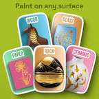 ARTISTRO 5 Gold Paint Pen for Rock, Painting - Image 3