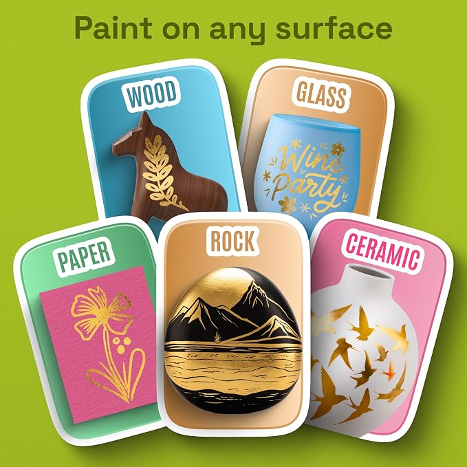 ARTISTRO 5 Gold Paint Pen for Rock, Painting - Image 3