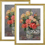 Vittanly 20x28 Poster Frames Set of 2, Ornate Vintage Photo Frame by Vittanly