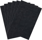 Caydo 6 Pieces Aida Cloth 14 Count Black Cross Stitch Fabric Cotton Embroidery by Caydo