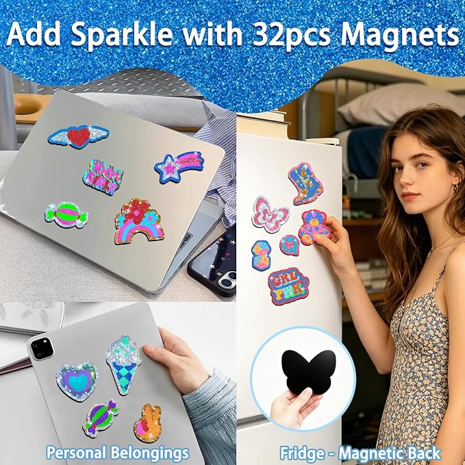 SOOVSY Foil Art Fun Craft Kit for Kids, 200 Foil Sheets, 80+ Foam Stickers - Image 2