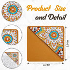 WIVICO 4 pcs Diamond Painting Bookmarks, DIY Diamond Art Kits - Image 3