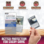 Sleeve Kings Mini USA Card Sleeves 41 x 63 mm – 110 Pack, Extra Clear 60 Micron - Image 5
