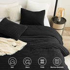CozyLux Fluffy Queen Comforter Set - Image 2