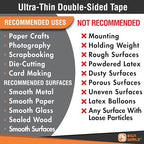 Best 1" Ultra-Thin Permanent Double-Sided Tape - Image 6