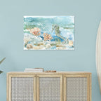 Seahorse Canvas Art Ocean Wall Decor Coastal Marine Sea Life Themed Painting - Image 5