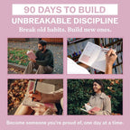 Undated Daily Planner | 90 Day Daily & Weekly Productivity Journal - Image 9