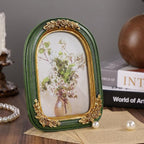 Cuspin Vintage 4x6 Picture Frame, Ornate Floral Resin Photo Frame - Image 7