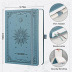 EMSHOI Lined Journal Notebook, 320 Numbered Pages, A5 Size | Leather Hardcover - Image 5