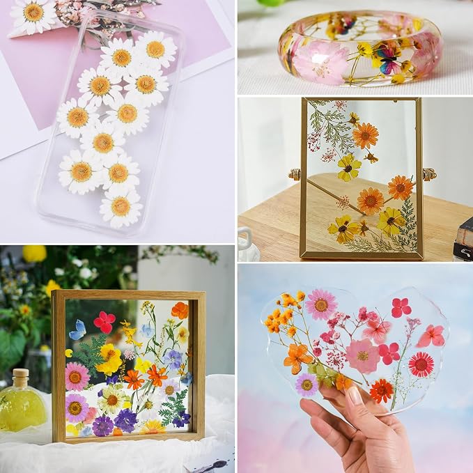 190 Pcs Dried Pressed Flowers for Resin, Real Dried Pressed Flowers for Resin - Image 6