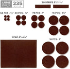 Felt Furniture Pads X-PROTECTOR 235 PCS Premium Furniture Pads - Image 5