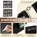 Emfogo Card Display Case, 2 Pack Trading Card Display - Image 4