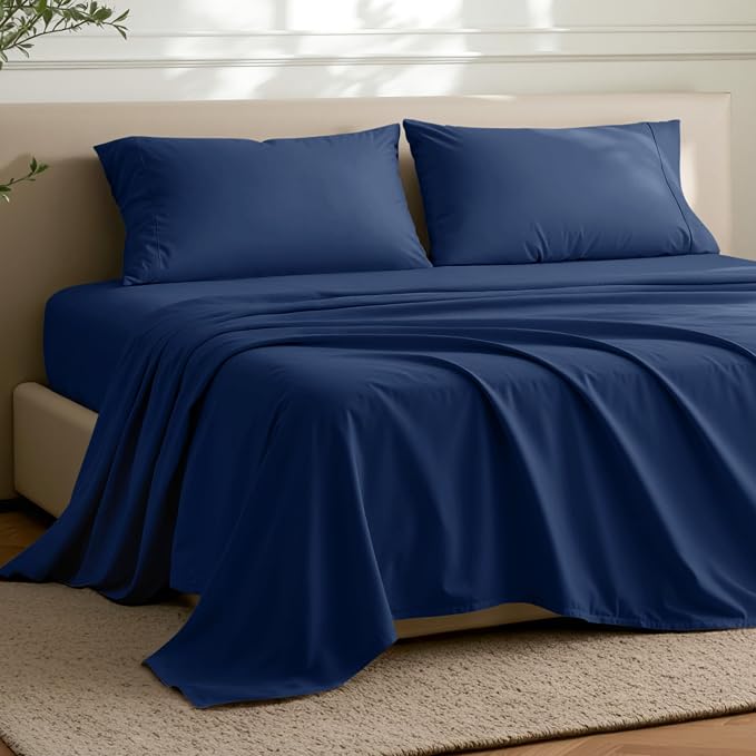 Bare Home Queen Flat Sheet - Image 2