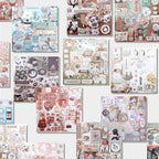 Tmtains 30 Sheets Japanese Manga Style Sticker Book 800+Pcs Heisei Retro Animal - Image 5