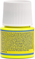 Pebeo Setacolor Light Fabrics Paint 45-Milliliter Bottle, Fluorescent Yellow - Image 2