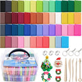 Artecho Polymer Clay Kit, 50 Colors Oven Bake Clay | Modeling Clay by Artecho