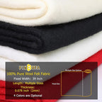 64" x 39" Wool Felt Fabric, Pure Merino Felt Fabric - Image 6