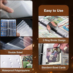 RONMONG Football Card Binder, 2025-2026 Sports Trading Card - Image 4