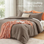 MUXHOMO Full Comforter Sets, All Season Ultra Soft Down Alternative Bedding - Image 5