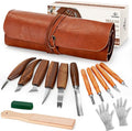 Wood Carving Tools, Wood Whittling Kit by KKERNOWO