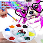 22pcs Paint Palettes, Plastic Paint Tray Palette, Paint Pallets - Image 4