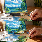 Jigsaw Puzzle Box Stand – Adjustable 3 Angle Puzzle Lid Holder, Puzzle Poster - Image 5