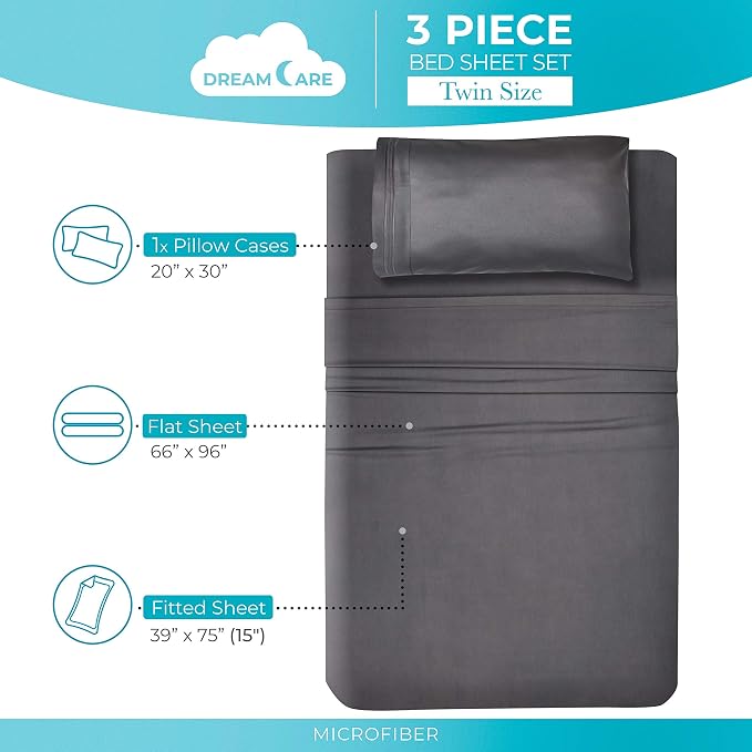 DREAMCARE Twin Sheets - Image 4