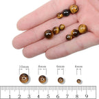 AD Beads Natural Gemstone Round Loose Beads 15" - Image 5
