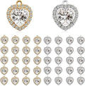 stino 40/48Pcs Paired Crystal Pendants Charms by stino