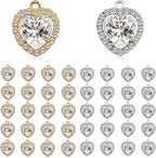 stino 40/48Pcs Paired Crystal Pendants Charms by stino