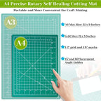 Rotary Cutter Set, Audab Self Healing Sewing Mats Rotary Cutter and Mat 45mm - Image 5