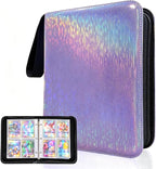 Trading Card Binder 4-Pocket Zippered by Unknown