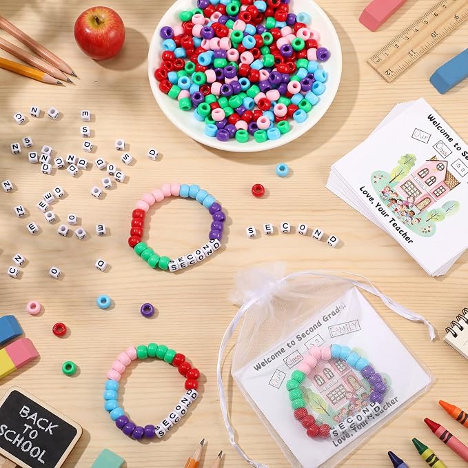Tondiamo 24 Sets 2nd Grade Back to School Gifts Friendship Bracelet Making Kit - Image 5