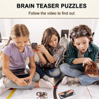 12 PCS Brain Teaser Puzzles Disentanglement Puzzles Metal Puzzle Logic Metal - Image 3