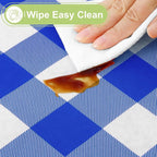 Smiry Plastic Table Cloth, Waterproof Vinyl Tablecloth - Image 3