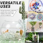 1 LB Clear Flat Glass Beads, 160-180PCS Small Glass Marbles, Mini Flat Round - Image 6