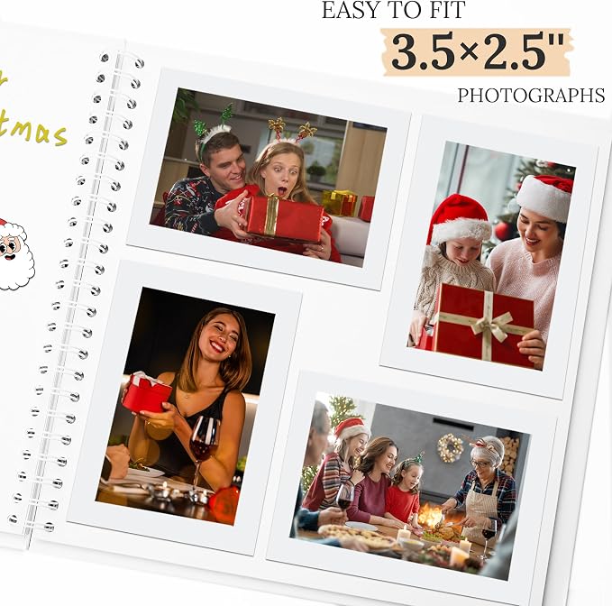 Scrapbook 7x7 Inch DIY Scrapbook Album Hardcover Kraft Paper 40 pages/20 sheets - Image 4