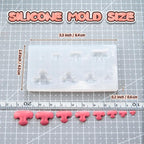 Nuvretk 8 Cute Silicone Molds for Needle Felting - Image 4