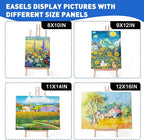 ESRICH 10pcs 17 Inch Tabletop Easels, Easel Stand - Image 6