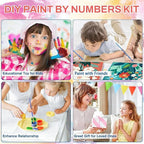 cviokrdu 4 Pack Paint by Numbers Kit - Image 7