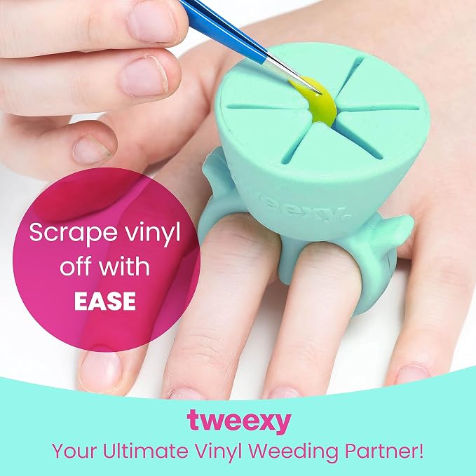 tweexy Craft Vinyl Weeding Scrap Collector Ring | Weeding Tools - Image 7