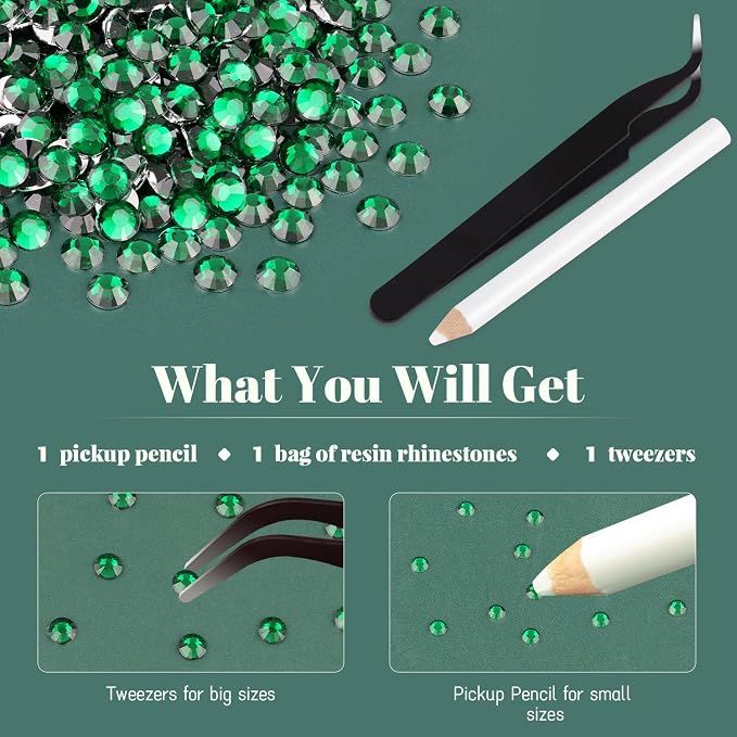 4000PCS 5mm Resin Rhinestones Bulk - Image 7