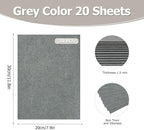 20Pcs Stiff Felt Sheets, 1.5mm Thick Felt Fabric Squares - Image 2