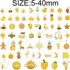 30pcs Mixed Enamel Charms Pendants - Image 4